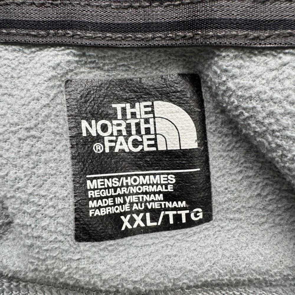 The North Face Shorts Mens XXL Gray Blue Fleece‎ Lined Zipper Pockets Athletic